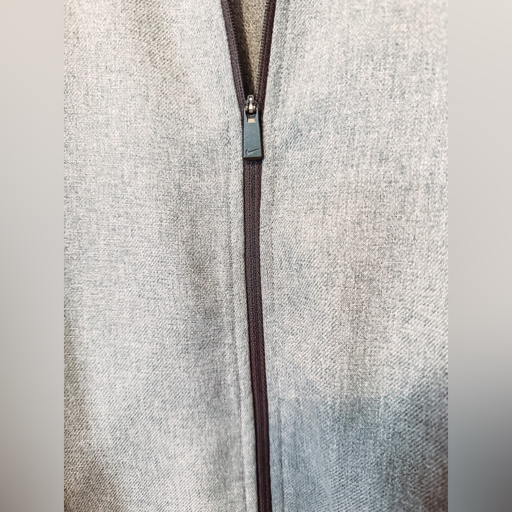 Men's Houston Astros Nike Dry-Fit Gray Blue Game Performance Full Zip Jacket - Picture 9 of 14